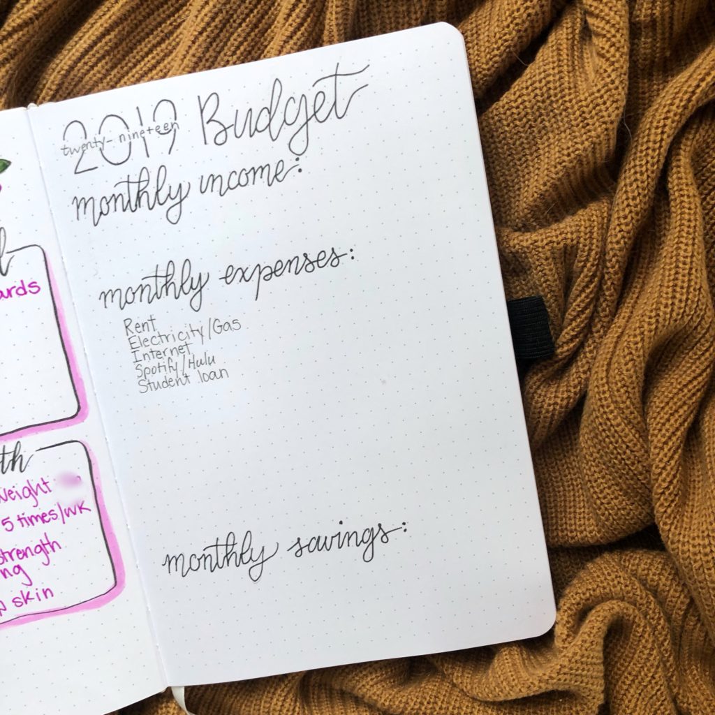 2019 Bullet Journal Set-Up - Rae's Daily Page