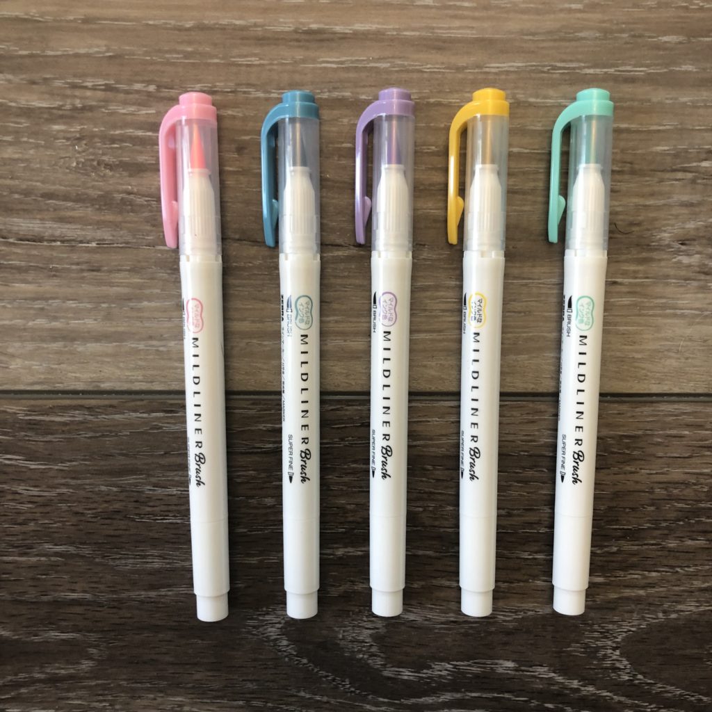 Zebra MildLiner Brush 5-Pack - Tokyo Pen Shop