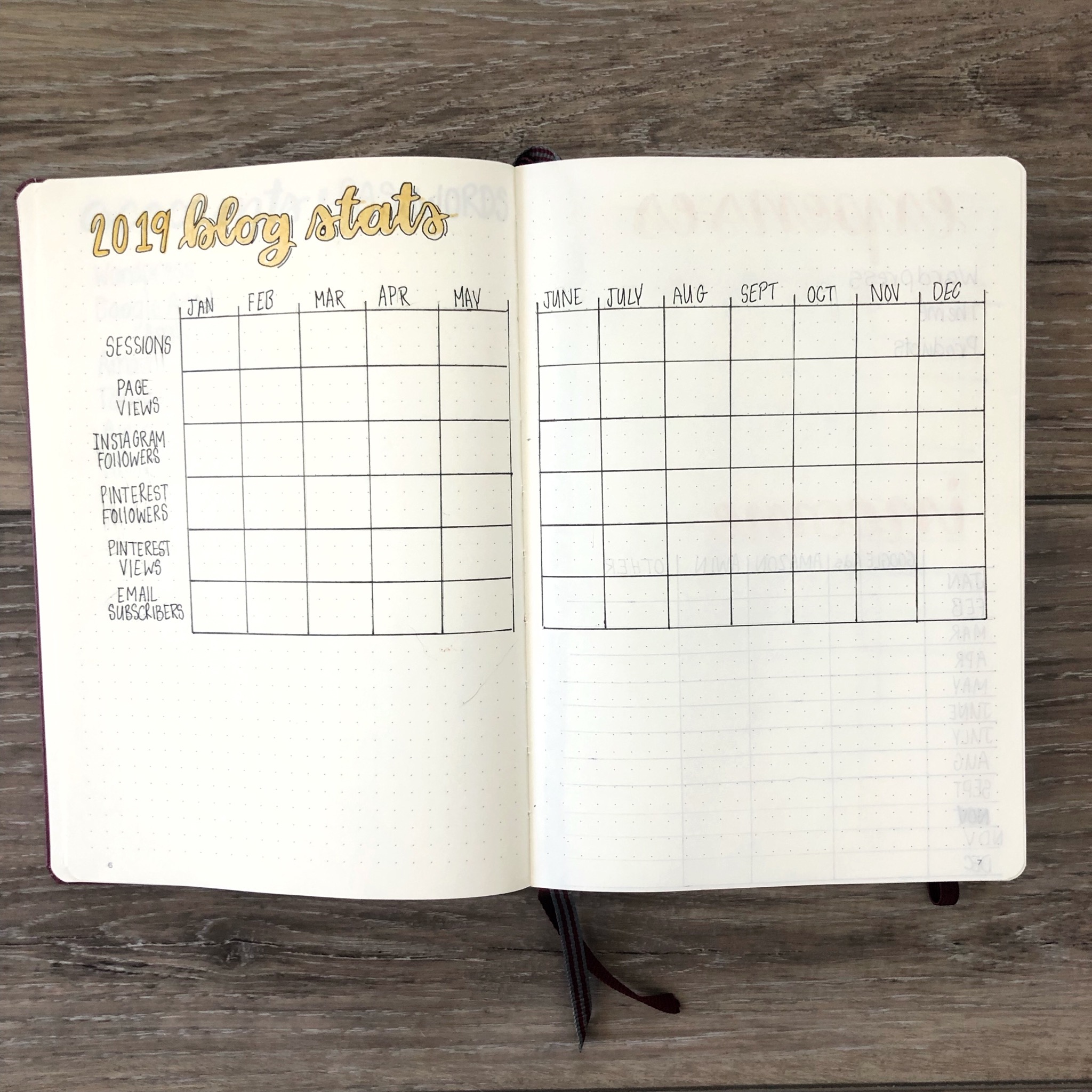 Bullet Journal for Bloggers - Rae's Daily Page