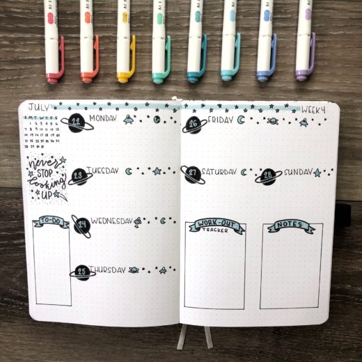 May Bullet Journal Set-Up | Camping Bullet Journal Theme - Rae's Daily Page