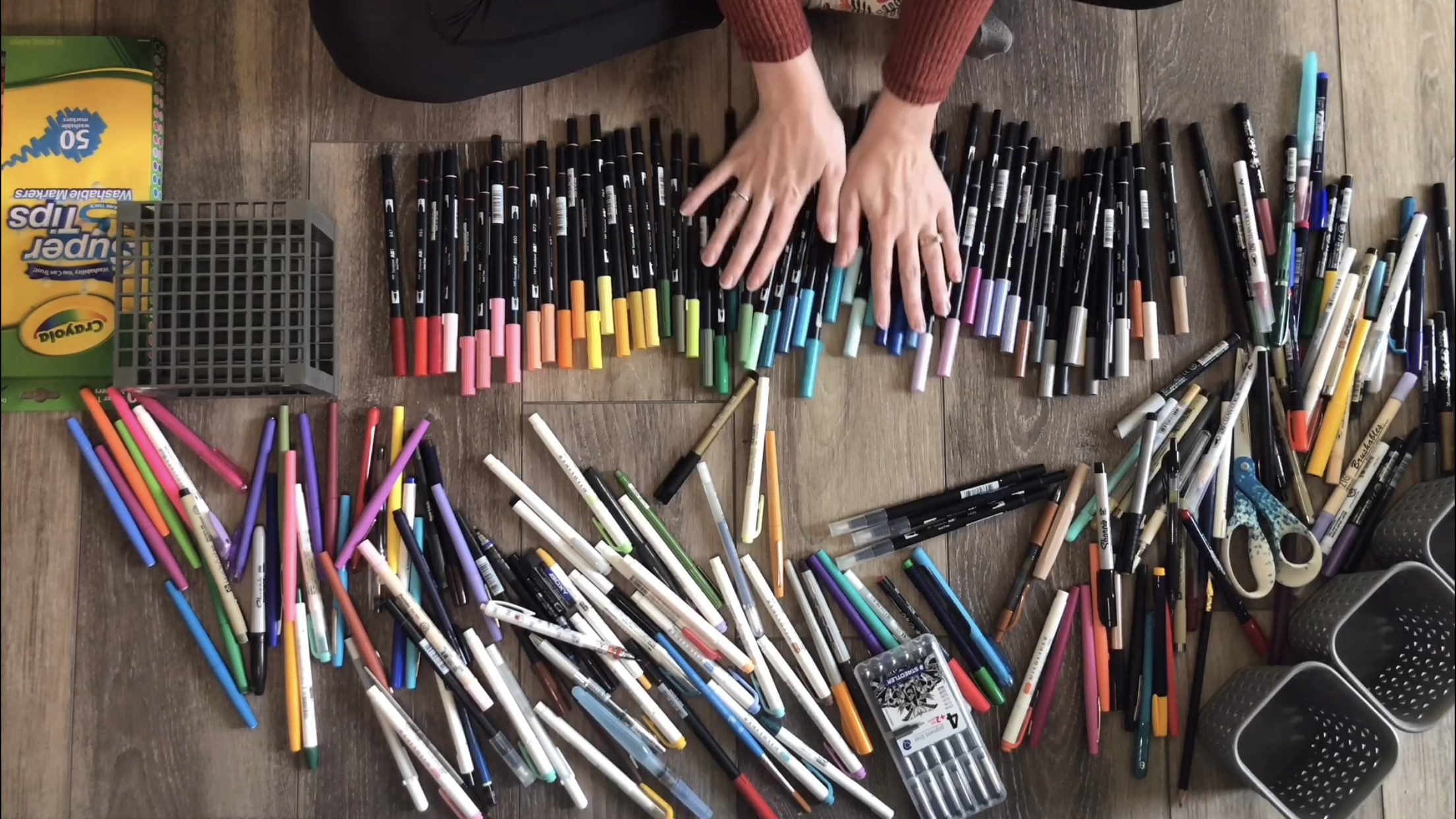 Organizing My Huge Pen Collection - Rae's Daily Page