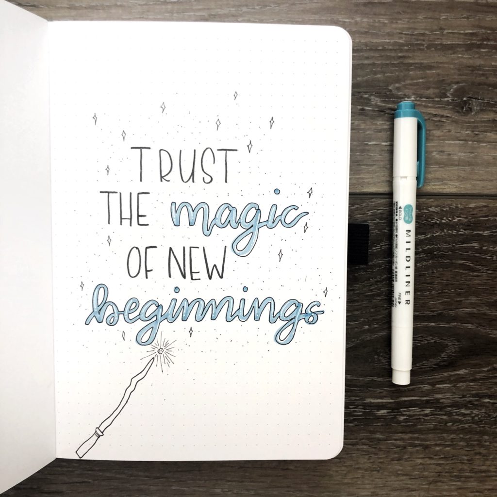 Setting Up a Mid-Year Bullet Journal - Rae's Daily Page