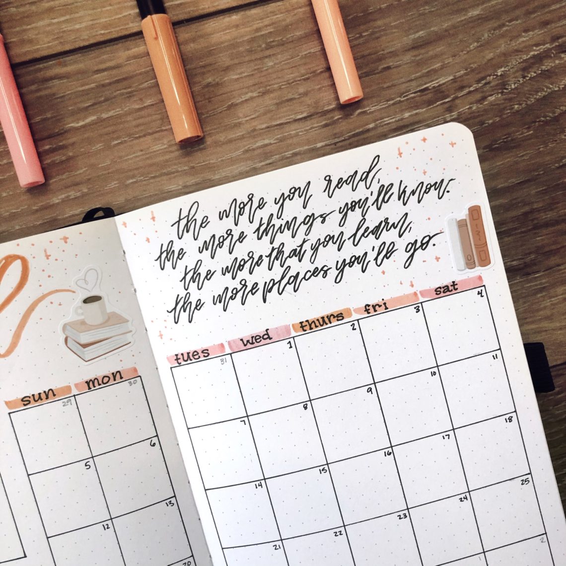 April Bullet Journal Set-Up | Bookish Bullet Journal Theme - Rae's ...