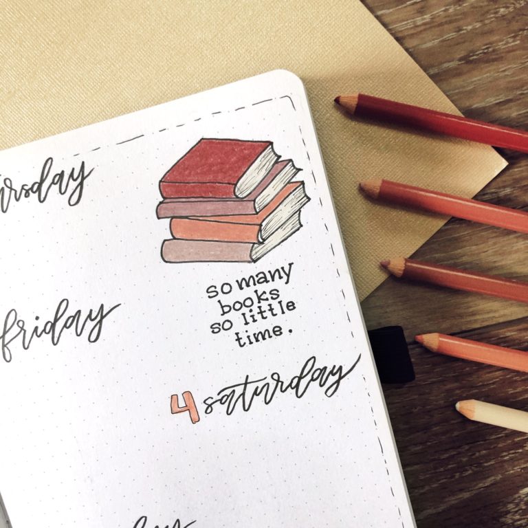 Bookish Doodles + Free Printable Doodles - Rae's Daily Page