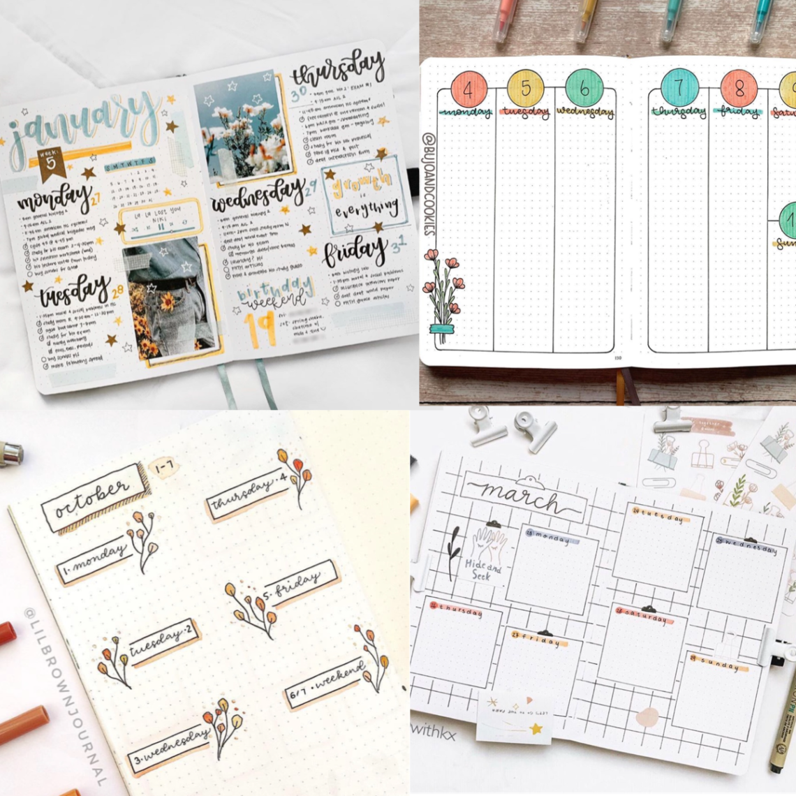 Bullet Journal Weekly Spread Ideas - Rae's Daily Page