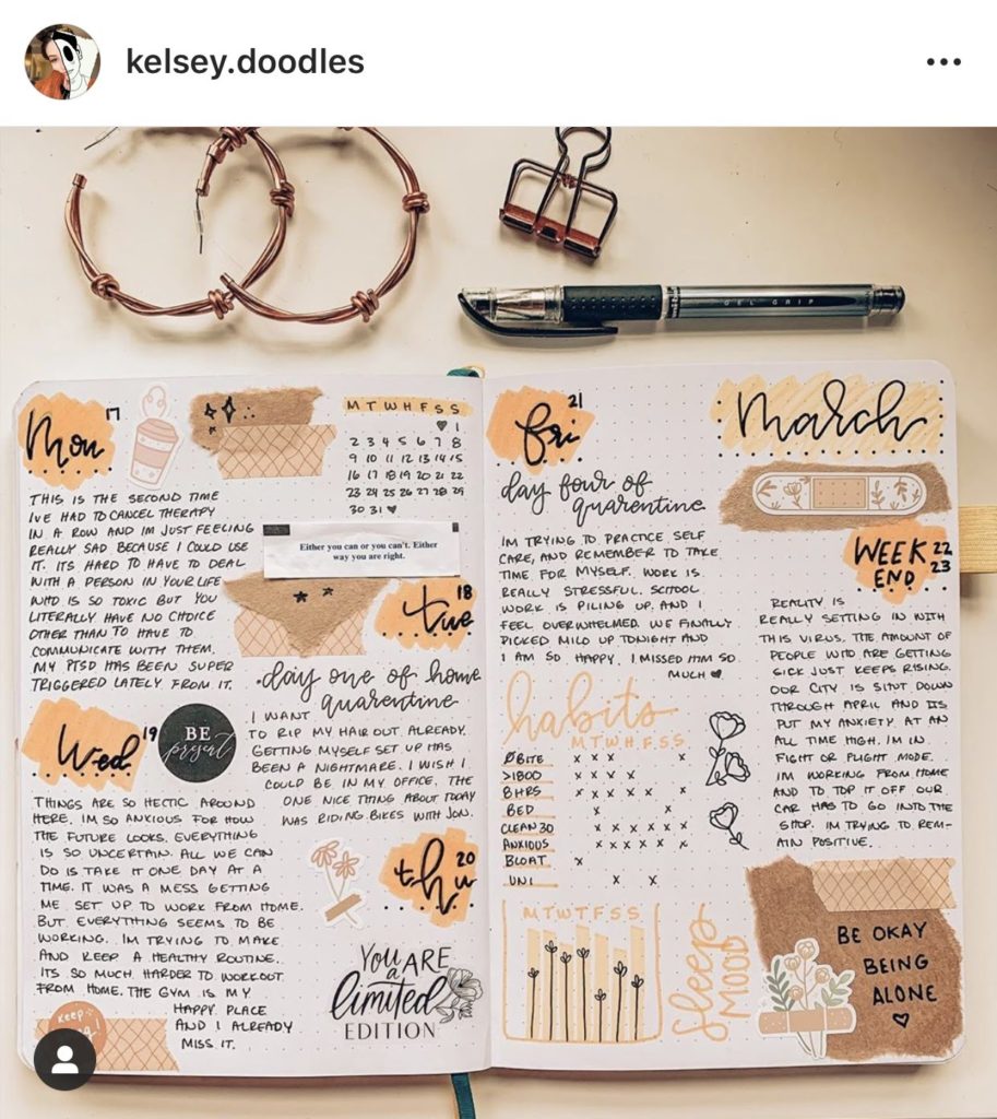 Bullet Journal Weekly Spread Ideas - Rae's Daily Page