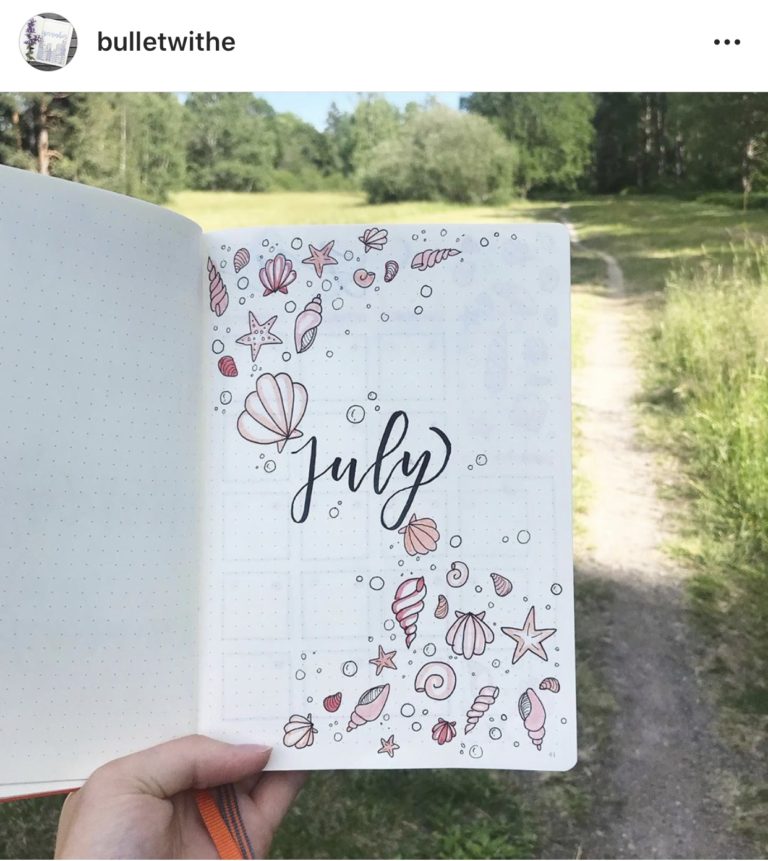 July Bullet Journal Inspiration - Rae's Daily Page