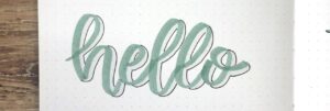 How to Add Shadows to Lettering - Rae's Daily Page